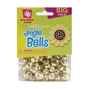 Fibre Craft Jingle Bells 10mm 75/Pkg Gold 35712 61; 3 