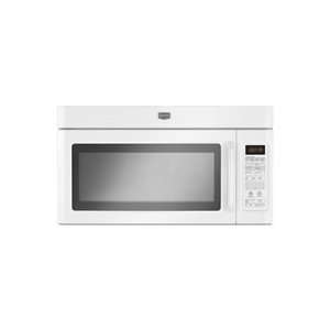   cu. ft. 1100 Watt Combination Range Hood Microwave   White Kitchen