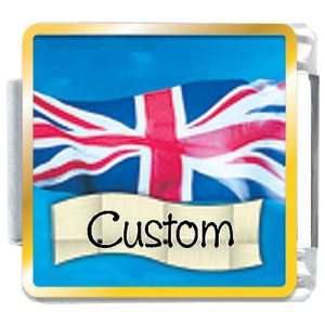   : Flag Great Britain Custom Travel & Italian Charms: Pugster: Jewelry