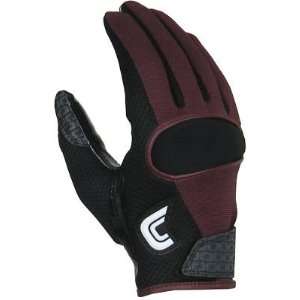  Cutters Youth Home Maroon C Tack Receiver Gloves   Gloves 