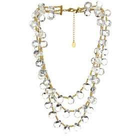  Danielle Stevens Clear Vintage Crystal Necklace Jewelry