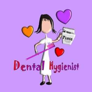 Dental Hygienist Gifts Adorable Hearts Design Refrigerator 