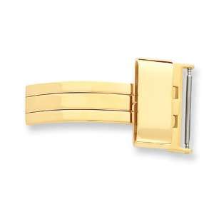  12mm Gold tone Buckle Deployment Buckle Jewelry