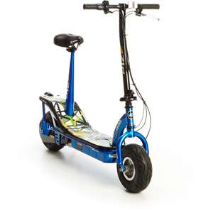 EZIP 400 2 Wheeled Electric Scooter, Blue   used  