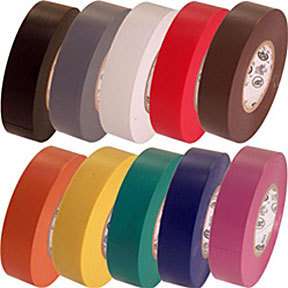 100 rolls Covalence BROWN ELECTRICAL TAPE   UL listed  