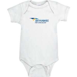  Fort Lewis College Skyhawks White Logo Baby Creeper 