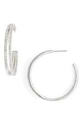 Nadri Split Inside Out Hoop Earrings ( Exclusive) Was $68.00 