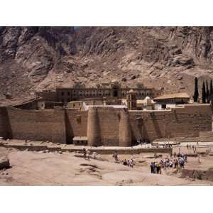 Tourists, St. Catherines Monastery, Unesco World Heritage Site, Sinai 