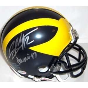 Charles Woodson Signed Michigan Mini Helmet