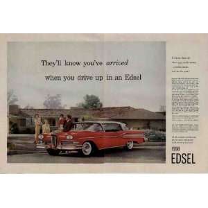   in an Edsel.  1958 Ford Edsel Citation 2 door Hardtop Ad, A4333