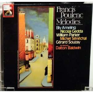Francis Poulenc Melodies, Ameling,Gedda, Parker,Senechal, Souzay 
