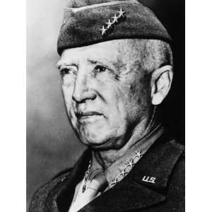 General George S. Patton Jr., U.S. Army General, 1940s Premium Poster 