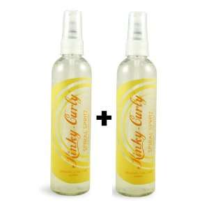  Kinky Curly Spiral Spritz 8oz (Pack of 2) Health 