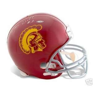 Mike Williams Autographed Helmet   Full Size USC Trojans UDA 