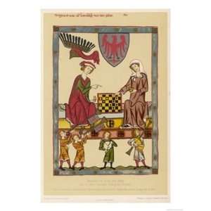  Otto IV Margrave of Brandenburg Plays Chess with His Wife 