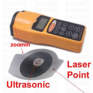 Ultrasonic Distance Measurer Laser Point Meter&Feet  