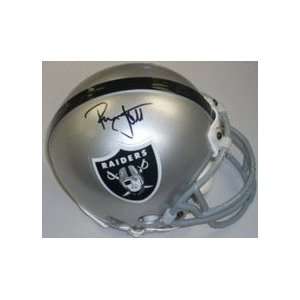 Ronnie Lott Autographed Oakland Raiders Replica Mini Football Helmet