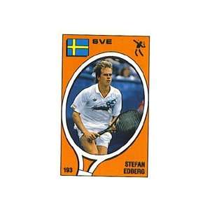  Tennis Express Stefan Edberg Panini Sticker Card Sports 