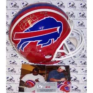 Thurman Thomas Signed Helmet   Authentic   Autographed NFL Helmets
