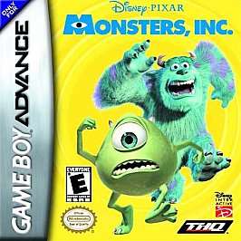 Monsters, Inc. Nintendo Game Boy Advance, 2001  