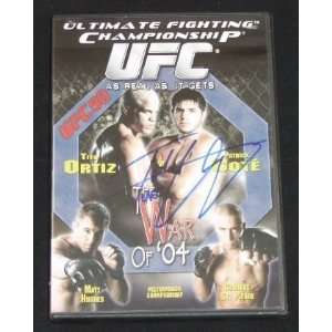 Tito Ortiz UFC 50 War of 04 Hand Signed Autographed DVD