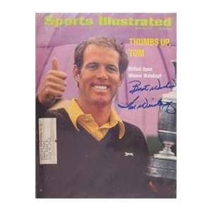  Tom Weiskopf autographed Sports Illustrated Magazine (Golf 