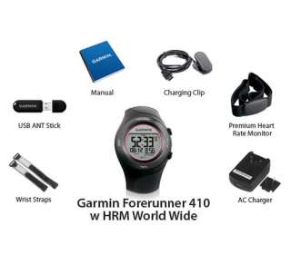 NEW Garmin Forerunner 410 HRM Heart Rate Monitor & GPS  