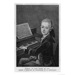  Wolfgang Amadeus Mozart the Austrian Composer at the Age 