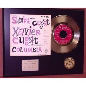 XAVIER CUGAT 24 kt GOLD 45 RECORD PICTURE SLEEVE LIMITED EDITION 