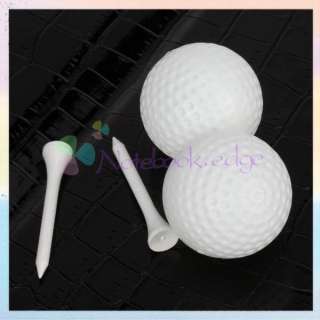 Golf Ball Tee Set Holder Hold Leather Pouch Golfer Club Clip On 