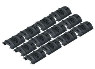UTG Tactical Rubber Rail Guard Covers OD Green 12 PK RB HP12G A.