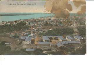 El Hospital General de Guayaquil Ecuador postcard  