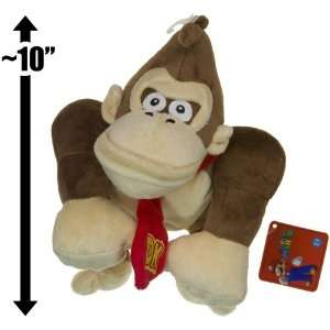   Donkey Kong ~10 Plush   Super Mario Bros Plush Series: Toys & Games