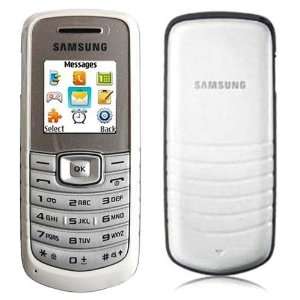   SIM FM DUAL BAND GSM CELL PHONE SAMSUNG GT E 1086i WHITE: Cell Phones