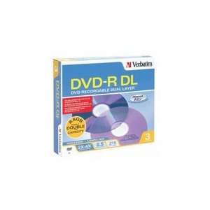  Verbatim 4x DVD R Dual Layer Media Electronics