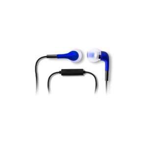  Ifrogz Earpollution Luxe Micro Bud Earbuds Mic Blue Sleek 