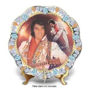 Gem Of Rock And Roll Porcelain Collector Plate Elvis Fan Gift by The 