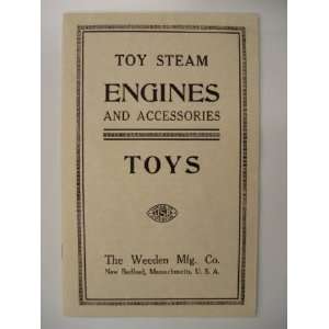  PM Research TOY STEAM ENGINES AND ACCESSORIES 1937