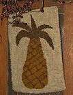 petite prims series pineapple hooked rug kit pattern all wool