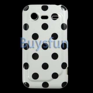   White GEL Case Cover For HTC Droid Incredible 2 S + screen film  