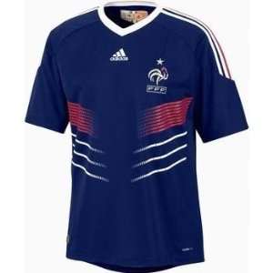  Team France 2010 World Cup Soccer Home Jersey SS L New   Soccer 