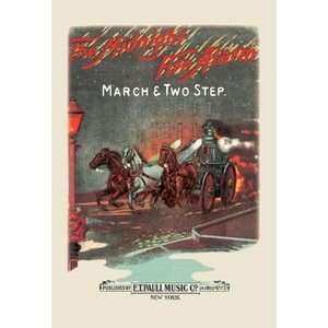  Midnight Fire Alarm March and Two Step   Paper Poster (18 