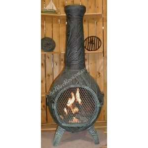  ALCH046AGGKLP Gas Powered Orchid Chiminea Outdoor Fireplace 
