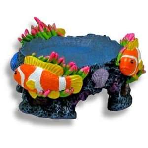    Top Quality Resin Betta Bowl Stand   Coral Reef