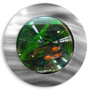   Aluminum Fish Bubble   Deluxe Wall Mounted Fish Tank