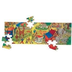  Wooden Floor Puzzle: Zoo: Toys & Games