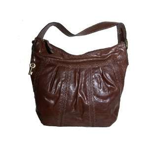  New Fossil Talita Large Top Zip Brown Handbag Everything 