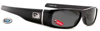   Retail   DRAGON FACTION Sunglasses with Spring Hinge  Jet Black / Grey