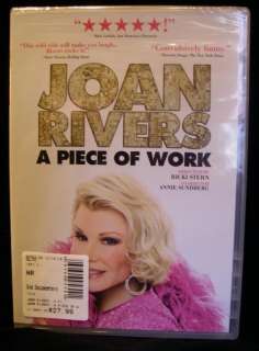 JOAN RIVERS DVD A PIECE OF WORK DOCUMENTARY NEW SEALED  