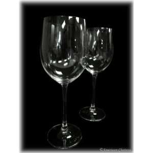  Set of 2 Glass 24oz White Wine Glasses Goblets